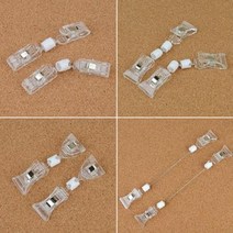 양방향 집게 메모클립 태그홀더 2P 전표꽂이 매대 메모 진열 가격표, 철사집게