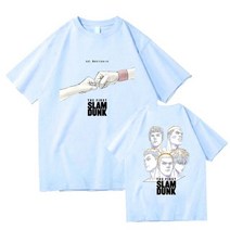 남자 반팔 티셔츠 남성 머슬릿 반팔티 Anime Streetwear 유니섹스 일본 패션 애니메이션 The First Slam Dunk