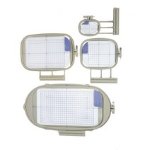 Brother Innovis 1500 4000D 6000D(SA437SA438SA439SA441) 용 재봉틀 자수 후프 4 피스, 한개옵션0