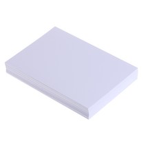 100 PCS 밝은 광택 마감 사진 용지 잉크젯 프린터 용 수단 편집 도구 사진 디자인 인쇄, 하얀색, 4R