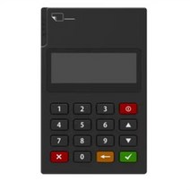 연락 IC NFC 휴대용 MPOS 신용 카드 판독기 Pos EMV For Visa MasterCard, 01 Black