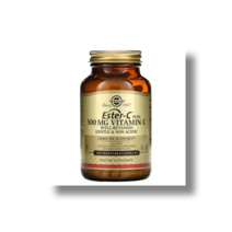 Solgar Ester-C 플러스 비타민C 500mg 아세로라 10mg 로즈힙 10mg 베지 캡슐 100정, 1개