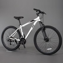오투휠스 M4 입문용 산악 MTB 자전거 21단 27.5인치, 15 - 화이트, 반조립-택배배송