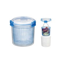 시스테마 프레쉬 원형 보관용기/채망 700ml