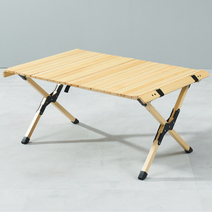 코펜하우스 로잔 캠핑 우드 롤테이블 50/90/120cm +보관가방 접이식 휴대용, 파인 롤테이블 50cm(소형)