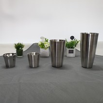 이중 스텐컵 믹싱컵 학교 급식 업소용 식당 카페 물컵 아이스 아메리카노 커피잔 음료수, 02.이중컵(무광), 70x72