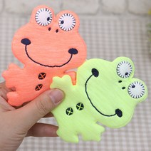 [펠트친구] 형광 개구리 입체와펜, 형광노랑