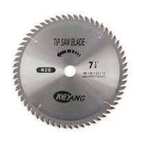 계양 CS-7CA 국산 원형톱날 목공용 목재용 CS-7CB 전용 톱날 7인치 원형톱 7.5인치 목공용 185mm x 60날 스킬날 당가루날 원형톱 목재 다루끼 합판, 1개