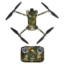 촬영용드론 농업용드론 접이식 입문용 4k 듀얼카메라 gps 연습용 화이트 블랙 세트 dji mini 3 pro 스티커 용 드론 보호 필름 방수 원격 데칼 dji mini 3 용, rc-n1-03