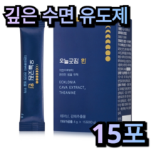 팜엔탑 오늘 굿잠 환 15포 수면 유도제 숙면 꿀잠 불면증 해소 도움 편안한 깊은 잠 피로 회복 스트레스 감소 개운한 부모님 어르신 직장인 중년 남성 여성 갱년기 주부 학생, 1개 / 15포