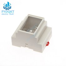 DIN 레일 PLC 접속 박스 플라스틱 전자 상자 섀시 케이스 1 개 88x72x59mm 35레일 장착 기구 하우징