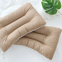 마롤로뜨 낮은 레인보우 경추베개 여성베개, 브라운, 1개