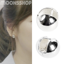 (문스샵) 지금 헤어지는 중입니다 지헤중 하영은 귀걸이 925 실버볼 원터치귀걸이 10mm~16mm 은볼귀걸이 실버귀걸이 예쁜 볼드링귀걸이 볼드귀걸이 똑딱이 유행하는귀걸이 데일리