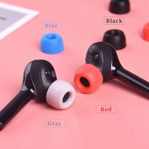 QCY T13 이어 버드 팁 용 메모리 폼 6 개 화웨이 FlyPods3 이어팁 샤오미 에어 2 프로 TWS 소음 감소 캡, M-3 쌍, 03 Black_02 M-3pairs