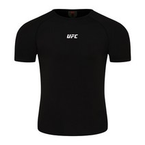 UFC 프로 머슬핏 반팔 티셔츠 블랙 U4SSU3105BK