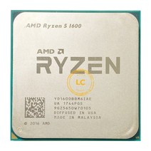 cpu amd ryzen 5 1600 r5 1600 3.2ghz 6코어 65w 1세트