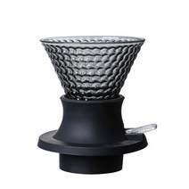 서버컴퓨터 데스크탑 노트북 v60 유리 범위 커피 300ml 500ml carafe 드립 커피 포트 바리 스타 여과기 명확한 커피 주전자 브루어, 작은 딸기 재미
