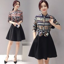 DG711 레트로 원피스 2색상