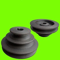 V벨트풀리 A형 4단 타워풀리 주철 모터풀리, 3단내경 19mm 주철 최대 외경 117mm, 1개