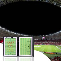 축구 작전판 연습 전술판 보드판 접이식 농구 축구 마그네틱 전술 보드 전략 마커 펜 드라이 지우기 액세서, 02 Football
