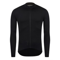 YKYWBIKE 2022 봄 프로 팀 사이클링 긴 소매 에어로 저지 레이스 자전거 슬림 의류, [04] L, 02 black(YKK zipper)_04 L