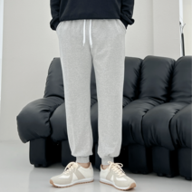 코튼 데일리 특양면 스웻 트레이닝 남자 밴딩 조거팬츠