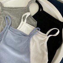 홀터넥 베이직 골지 나시 쫀쫀한 슬라브나시 자켓이너 쫀쫀나시