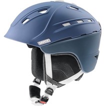 uvex 우벡스 유벡스 남녀공용 p2us 스키헬멧, 화이트 매트, 55-59cm