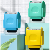 개인정보 보호 스탬프 잉크증정 문서 보안 지우개 사무용 택배박스 송장, 블루