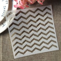 쓰기용품 15*15cm 강 물결 모양 선 DIY 겹쳐서 스텐 슬 그림 스크랩북 색소 엠보싱 앨범 장식 템플릿