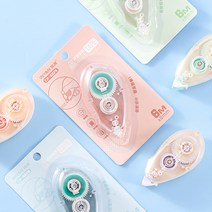 달자샵 1+1 더 강한 접착력 롤링 양면테이프 휴대용 미니 양면접착 투명테잎, 1Pcs+1Pcs, 보라