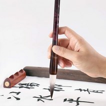 서예 붓 캘리그라피 수제 브러시 말 머리 전통 펜 아트, L