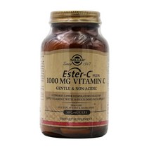 솔가 에스터-C 플러스 1000mg 비타민C 50 글루텐 프리 로즈힙, 기본