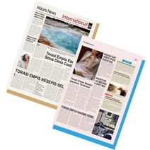 영자 신문지 오브제 네일촬영소품 빈티지소품샵 셀프 만삭 오브제 신문지 촬영 네일 소품 영문책 샵, 핑크색신문(b)