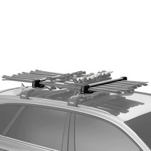 Thule SnowPack 스키/스노보드 랙 6쌍 알루미늄 라지 (6 Pr/4 보드) (732600), 4 Pair of Skis