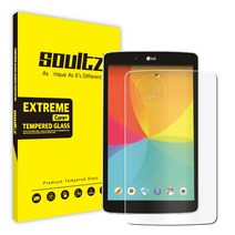솔츠 LG 지패드 8.0 (V480) 강화유리 방탄 액정보호필름, 투명