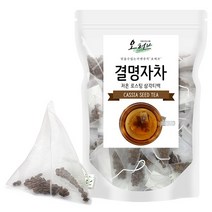 오허브 결명자 티백 결명자차 25개 결명차 삼각티백차 식수대용, 상세페이지참조