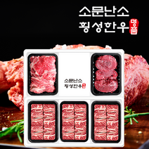 한우 갈비선물세트 찜갈비 (2100g) 등심 (500g) 불고기 (500g) 총 3.1kg 1등급 명절 한우선물세트