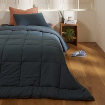 [JAJU/자주] 항균 모달 진드기 방지 차렵이불_S/SS_딥그린