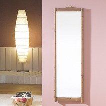 우드웰 벽걸이 래핑 전신경 거울 400 x 1600, 옹이