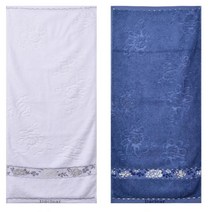 화이트 블루 꽃무늬타올 수건선물세트 행사답례품 타월 개업기념품 특별한 기프트 아기돌 노래방