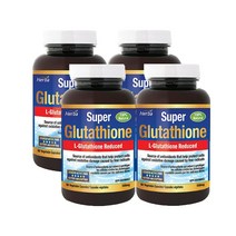 글루타치온 500mg 60캡슐 고함량 슈퍼 L- Glutathione 환원형 허바 캐나다, 60정, 4병