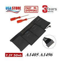 For 애플 A1466 맥북 에어 13” Mid 2013 - Early 2015 배터리 A1496 TOP Quality