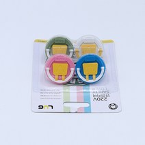 러그 멀티탭 콘센트 안전커버 4pcs 감성 캠핑 용품