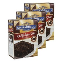 기라델리 브라우니 믹스 트리플 초콜릿 칩, 3개, 3.4kg
