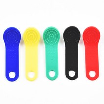 50 개/몫 재기록 가능한 RFID 터치 메모리 키 스마트 키, 01 혼합 색상