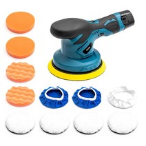 12V 폴리셔 광택기 자동차 차량용 왁싱기 기계 패드 폴리싱 차량 5인치, C Set, EU
