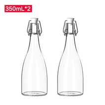유리병 손수 포도주 저장 탱크다 술병 공병 있음 뚜껑 벌크 오디 밀봉 농가 자양 발효 520512374, 350ml2 개 포장 수장 추가 구매