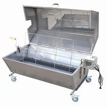 전자동 회전 통돼지 바비큐 기계 숯불 통구이 펜션, 100x60 전체 양고기 오븐