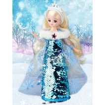 4세 여아 크리스마스 선물 겨울 눈의 여왕 체리 인형 장난감 역할극 아빠표